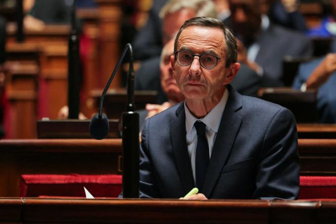 Le ministre de l’intérieur, Bruno Retailleau, au Sénat, à Paris, le 2 octobre 2024.