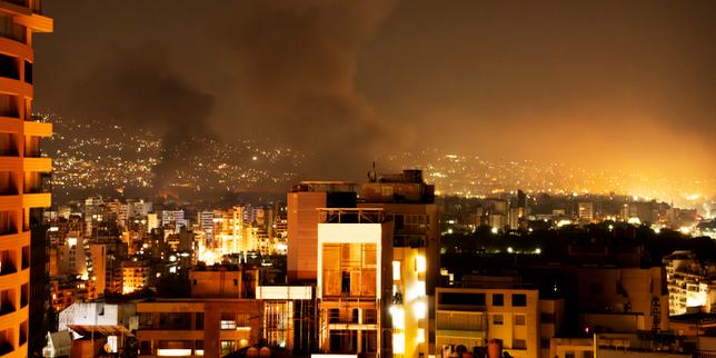 En say, guerre au Proche-Orient : la banlieue sud de Beyrouth lourdement bombardée thumbnail