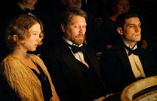 Léa Seydoux, Gijs Naber, Louis Garrel em “A História da Minha Mulher” (2021), de Ildiko Enyedi.