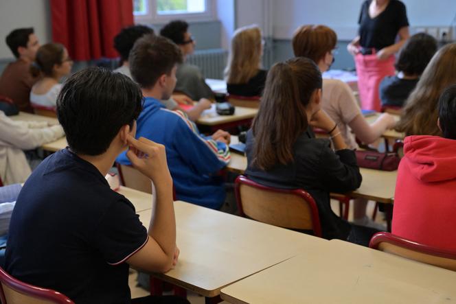 Au lycée Victor-Duruy, à Paris, le 4 septembre 2023.