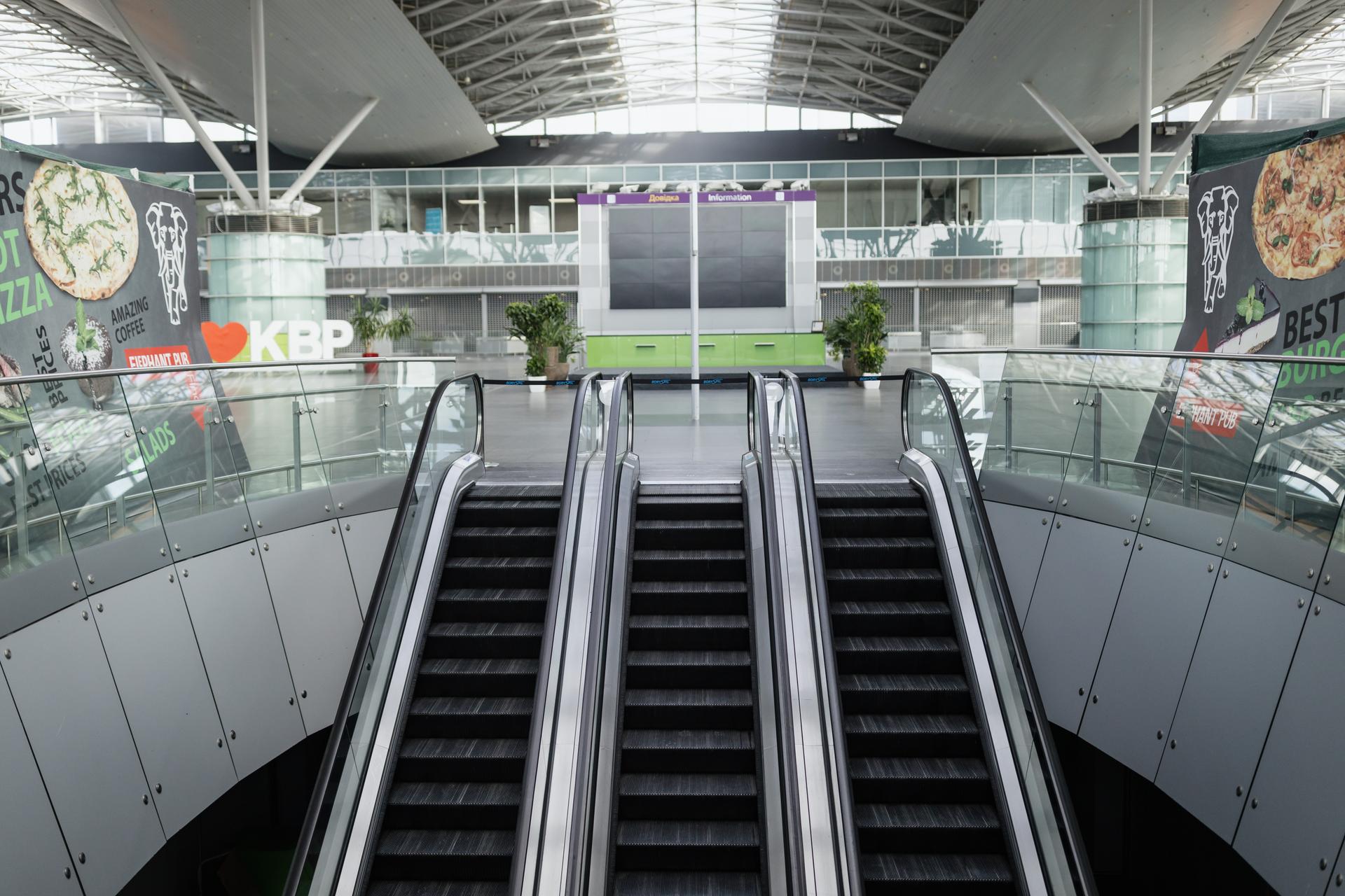 Boryspil Airport's departure hall, Ukraine. September 25, 2024.