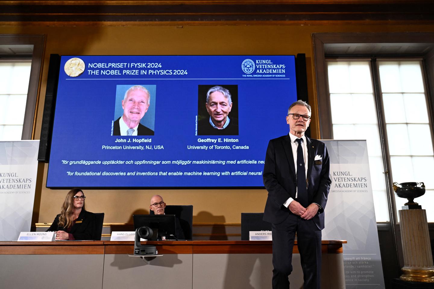 Nobel Prize in Physics celebrates pioneers of artificial intelligence