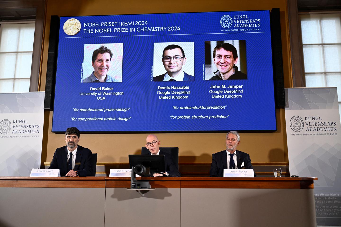 Nobel Prize in chemistry awarded for work on proteins