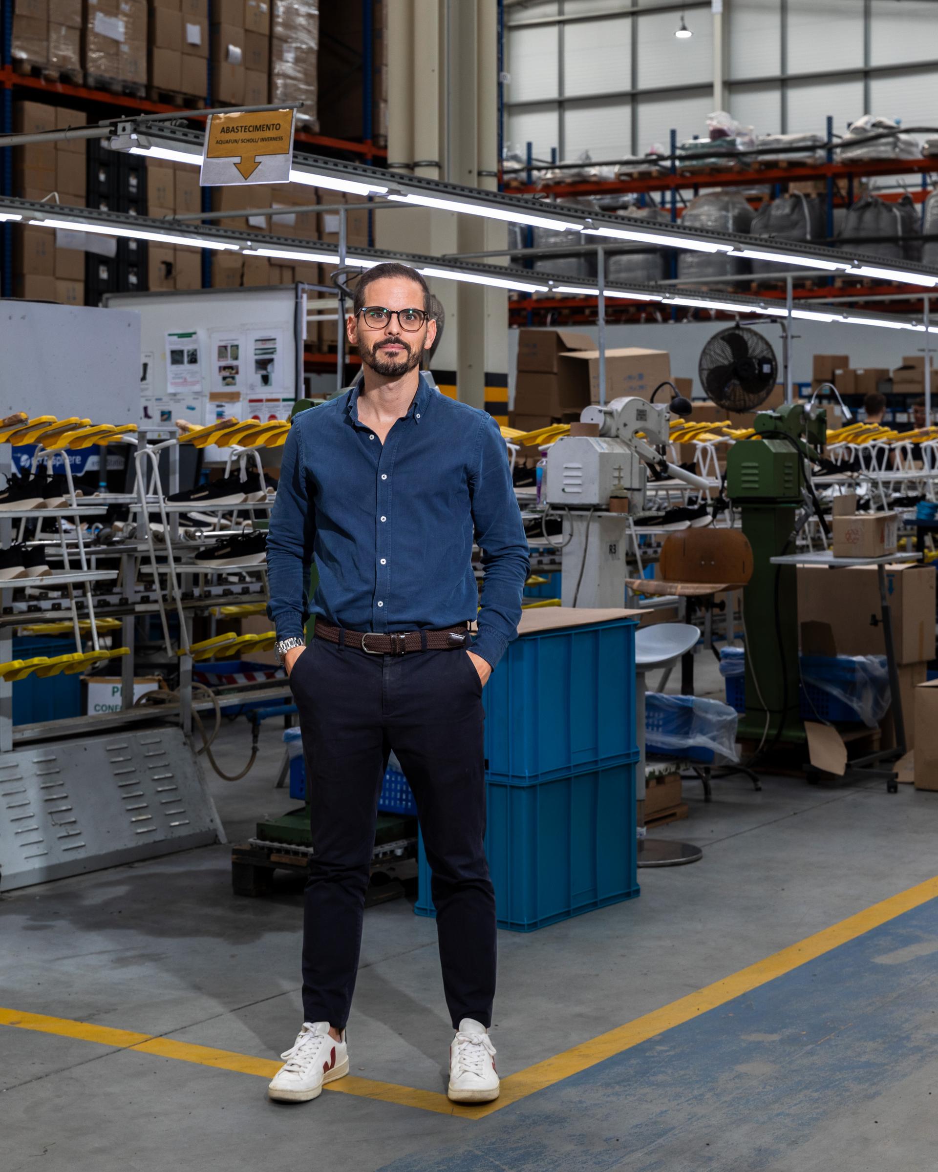 Ruben Duarte, directeur commercial d’Aloft, à Canidelo, dans le nord de Porto (Portugal), le 30 septembre 2024.