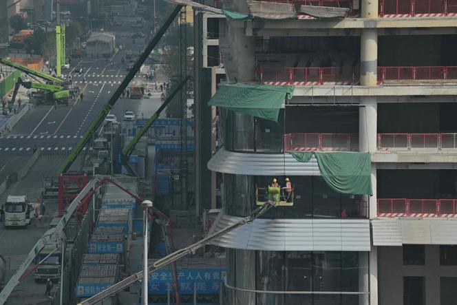 Un chantier de construction à Pékin, le 12 octobre 2024.