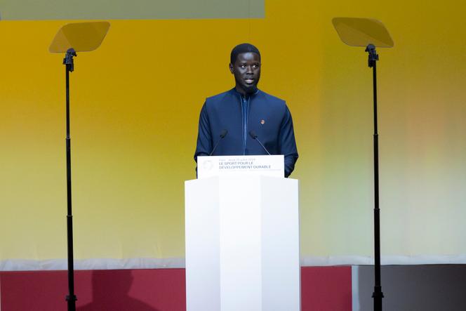 Le président sénégalais, Bassirou Diomaye Faye, à Paris, le 25 juillet 2024.