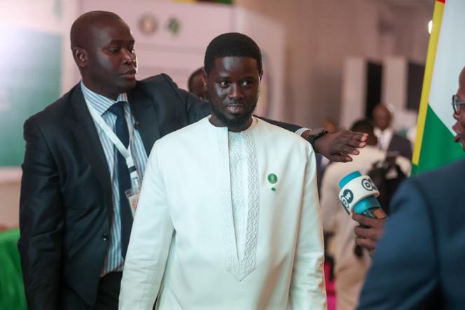 The Senegalese president, Bassirou Diomaye Faye, in Abuja, Nigeria, July 7, 2024.