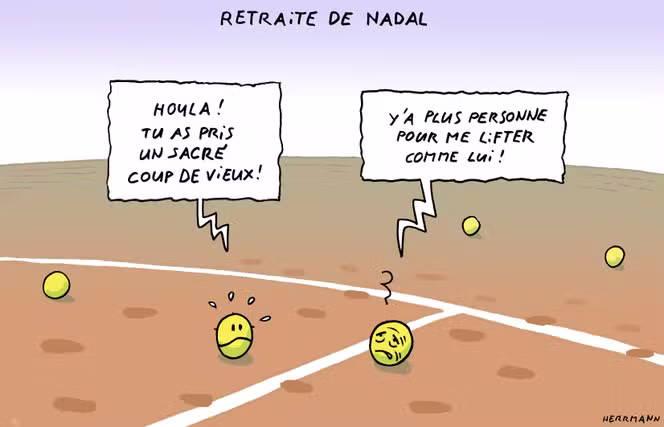 Dessin paru en « une » du « Monde » daté du 15 octobre 2024, signé par le dessinateur suisse Herrmann.