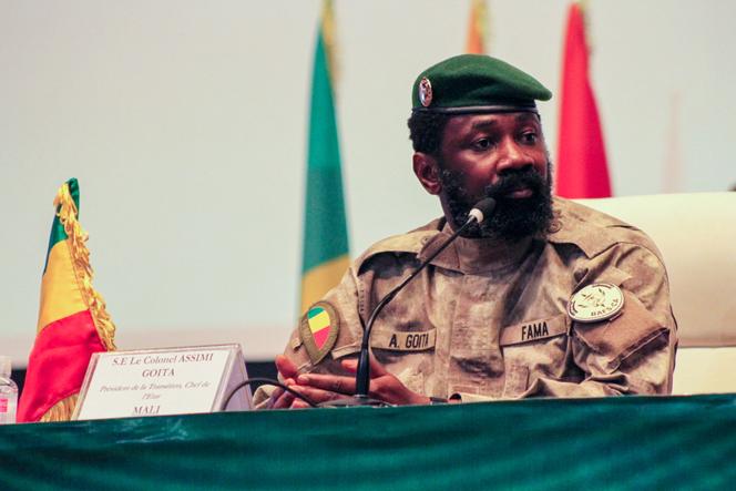Le chef de la junte malienne, Assimi Goïta, à Niamey, au Niger, le 6 juillet 2024.