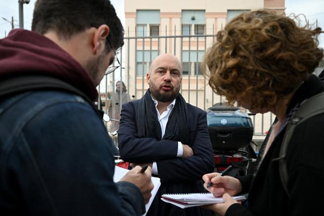 Aurelien Viers, então diretor editorial do jornal “La Provence”, em Marselha (Bocas do Ródano) em 25 de março de 2024. 