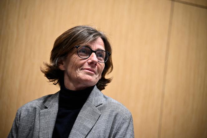 Agnès Firmin Le Bodo, à l’Assemblée nationale à Paris, le 22 avril 2024.