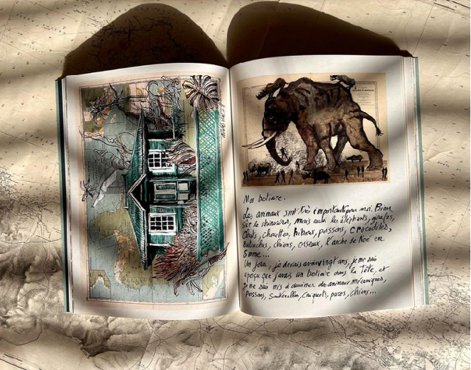 « Mon bestiaire », pages 66-67.