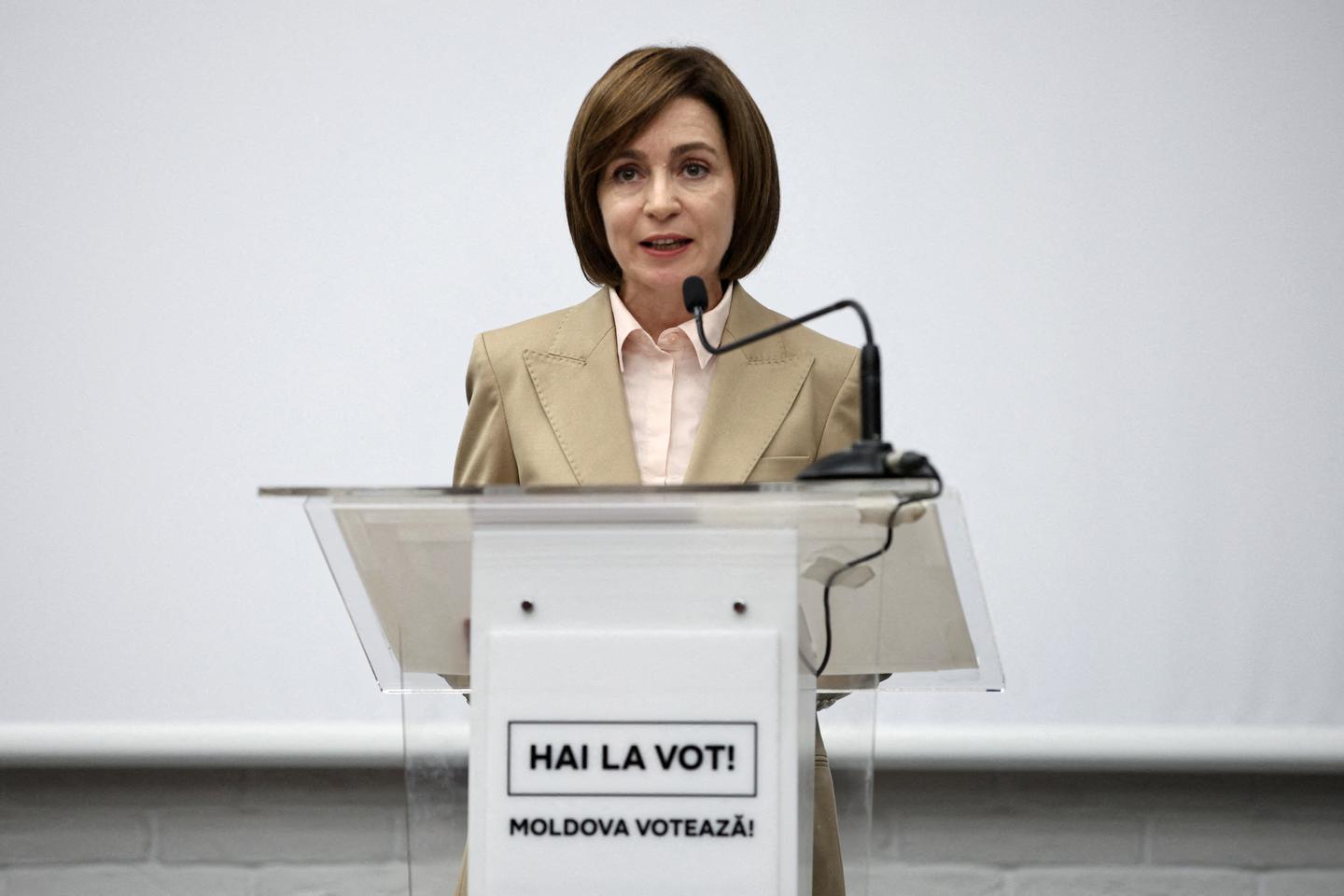 Moldovan president appears set to win 1st round of presidential race, but EU vote could be rejected according to partial results