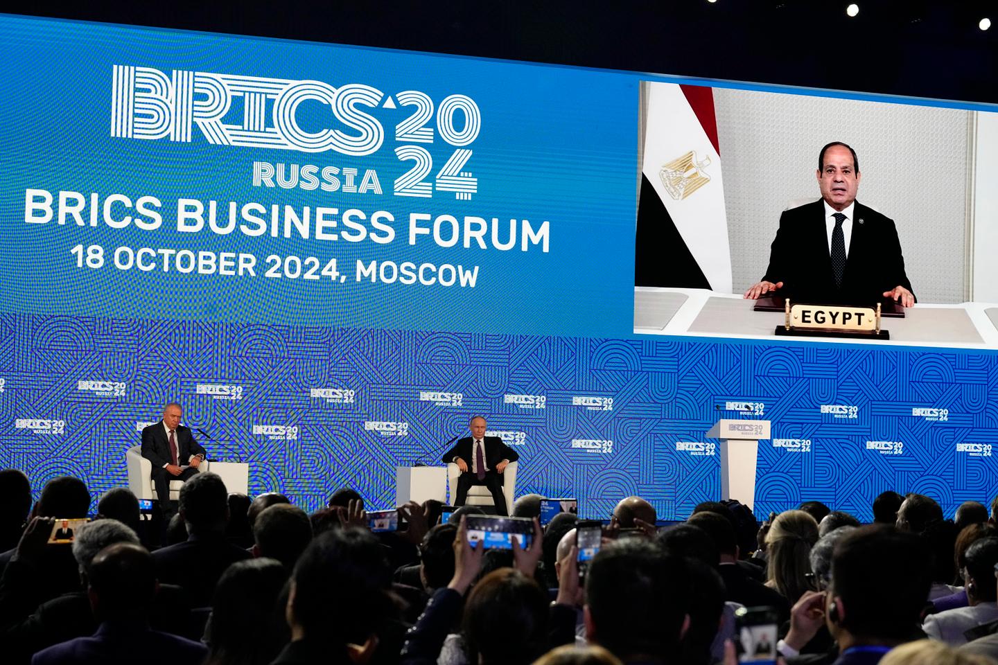 Putin hosts BRICS summit ahead of G20 he won't attend