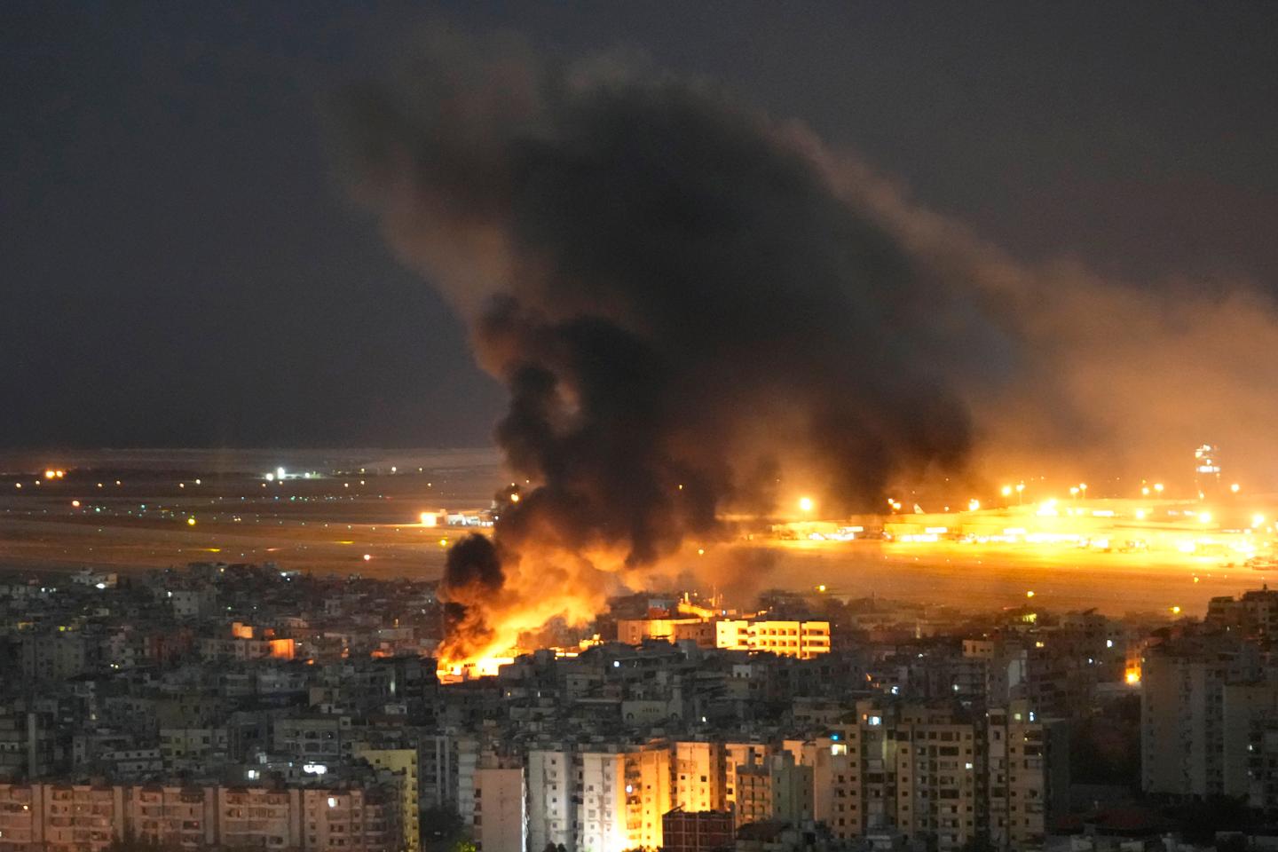 Israel bombs Lebanese  company suspected of financing Hezbollah