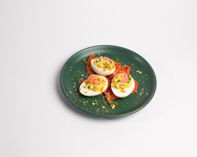 Ovos de mimosa de Vanessa Lépinard.