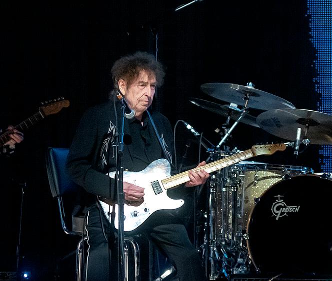 Bob Dylan convidado no show Farm Aid, em Noblesville (Indiana), 23 de setembro de 2023.