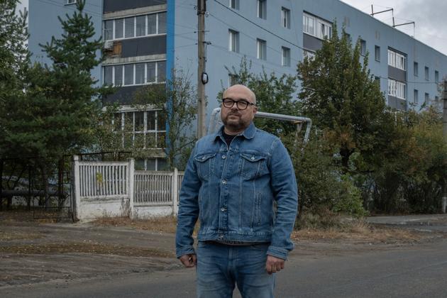 Volodymyr Matsokin, deputy mayor of Izium (Ukraine), October 18, 2024.