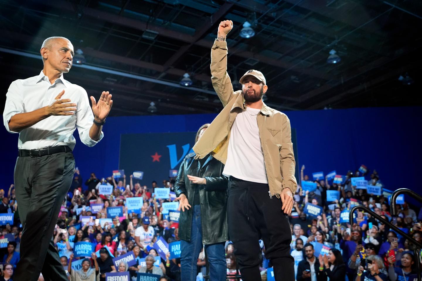 'In a fractured America, it takes real courage for artists to openly support Harris or Trump'