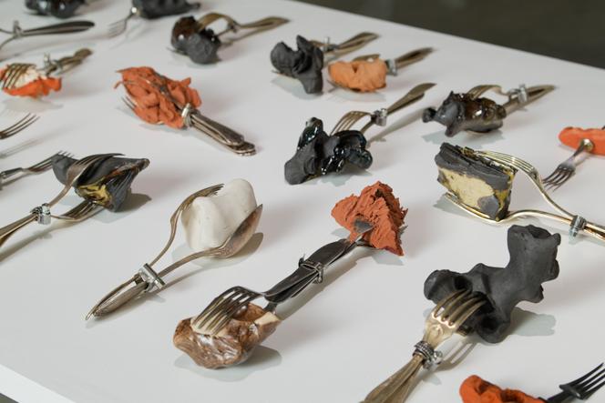 « Service », de Myriam Mihindou, au Palais de Tokyo, à Paris, en octobre 2024.