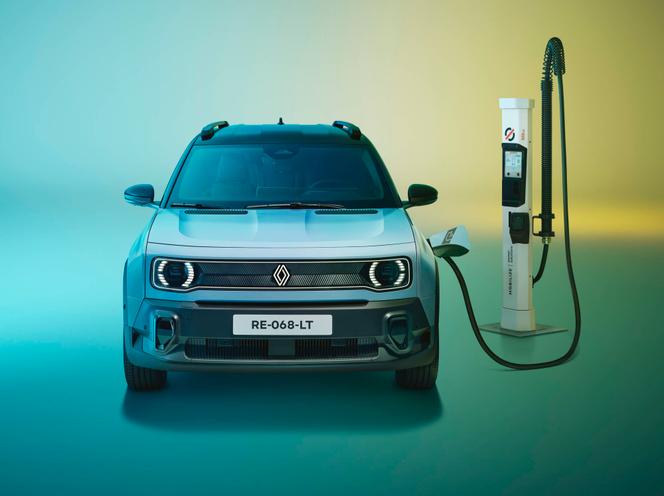 La future Renault 4 E-Tech sera dotée d’un chargeur bidirectionnel.