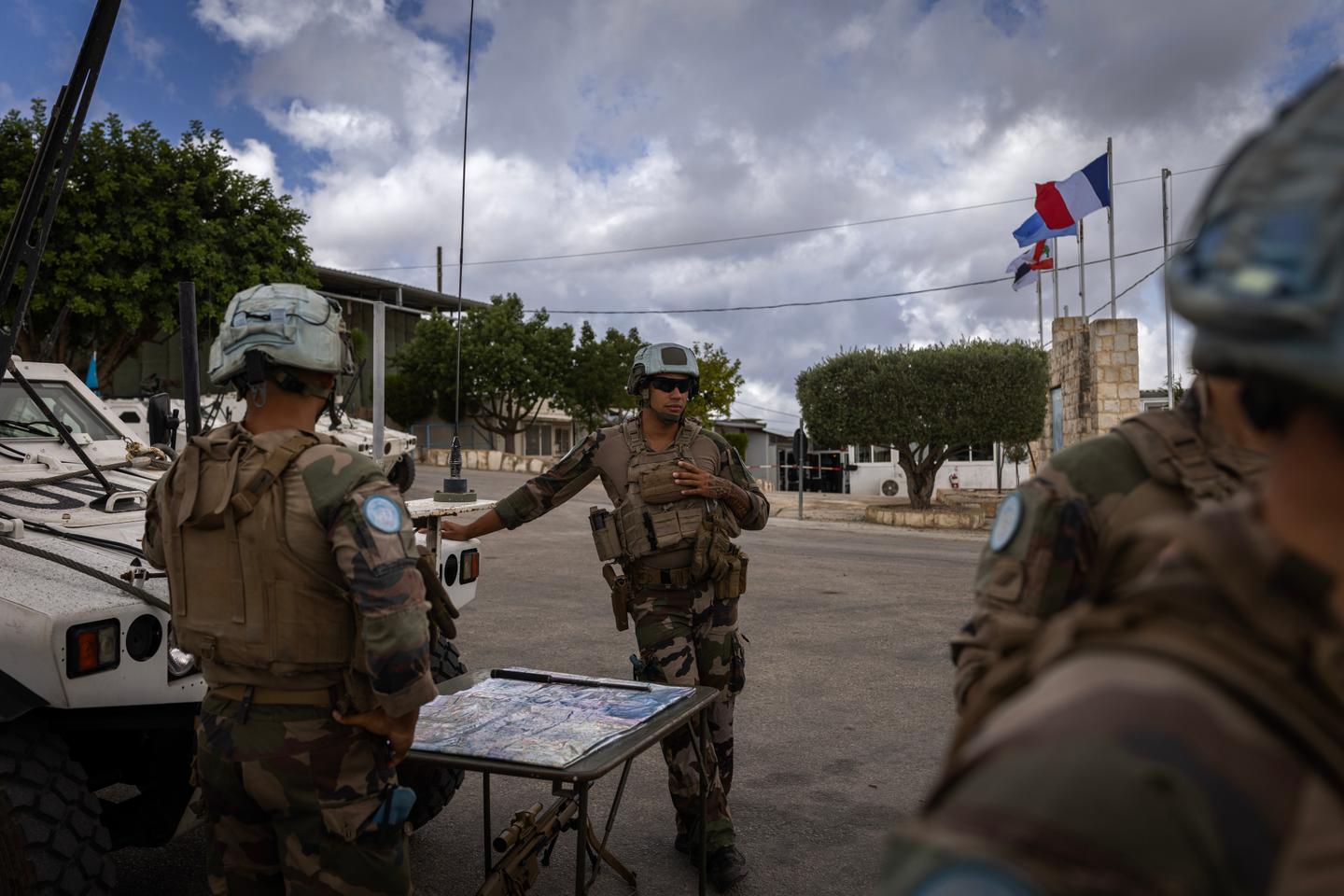 In southern Lebanon, UN peacekeepers are caught in a vice