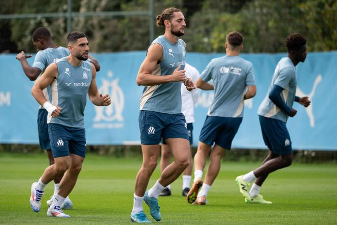 Adrien Rabiot, no centro de treinamento do Olympique de Marseille, 25 de outubro de 2024.