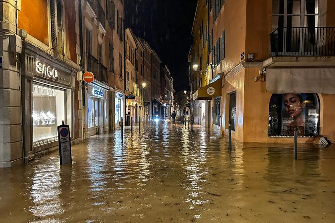 Saint-Tropez (Var) inondé, le 26 octobre 2024.