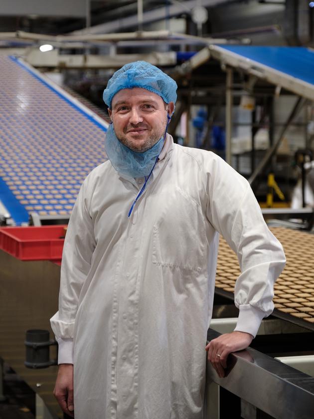 Guillaume Meslin, directeur de la biscuiterie Jean et Lisette, à Saint-Jean-d’Angély (Charente-Maritime), le 18 septembre 2024.