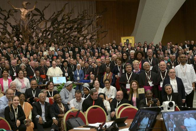 Durante a Assembleia Geral do Sínodo sobre o futuro da Igreja, no Vaticano, 26 de outubro de 2024.