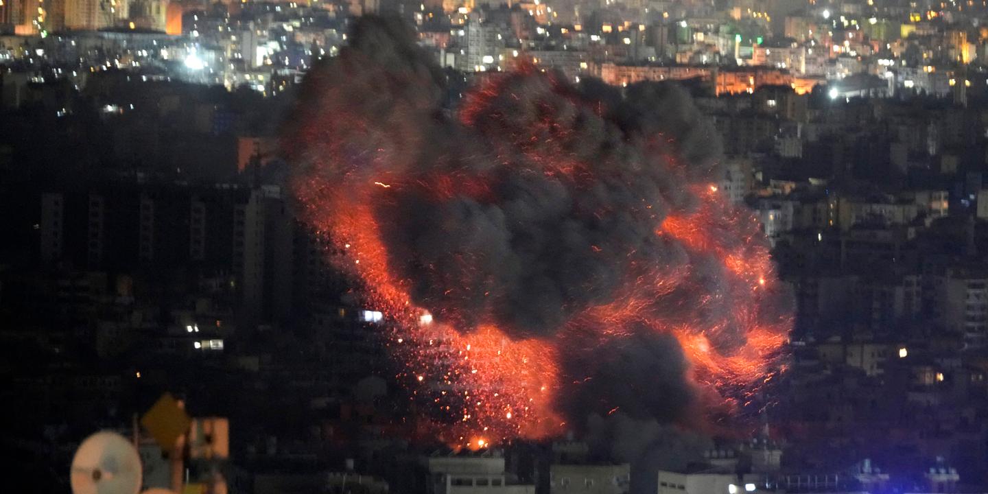 レバノン国営通信によると、ベイルートの南郊外がイスラエルによる新たな爆撃の標的となった