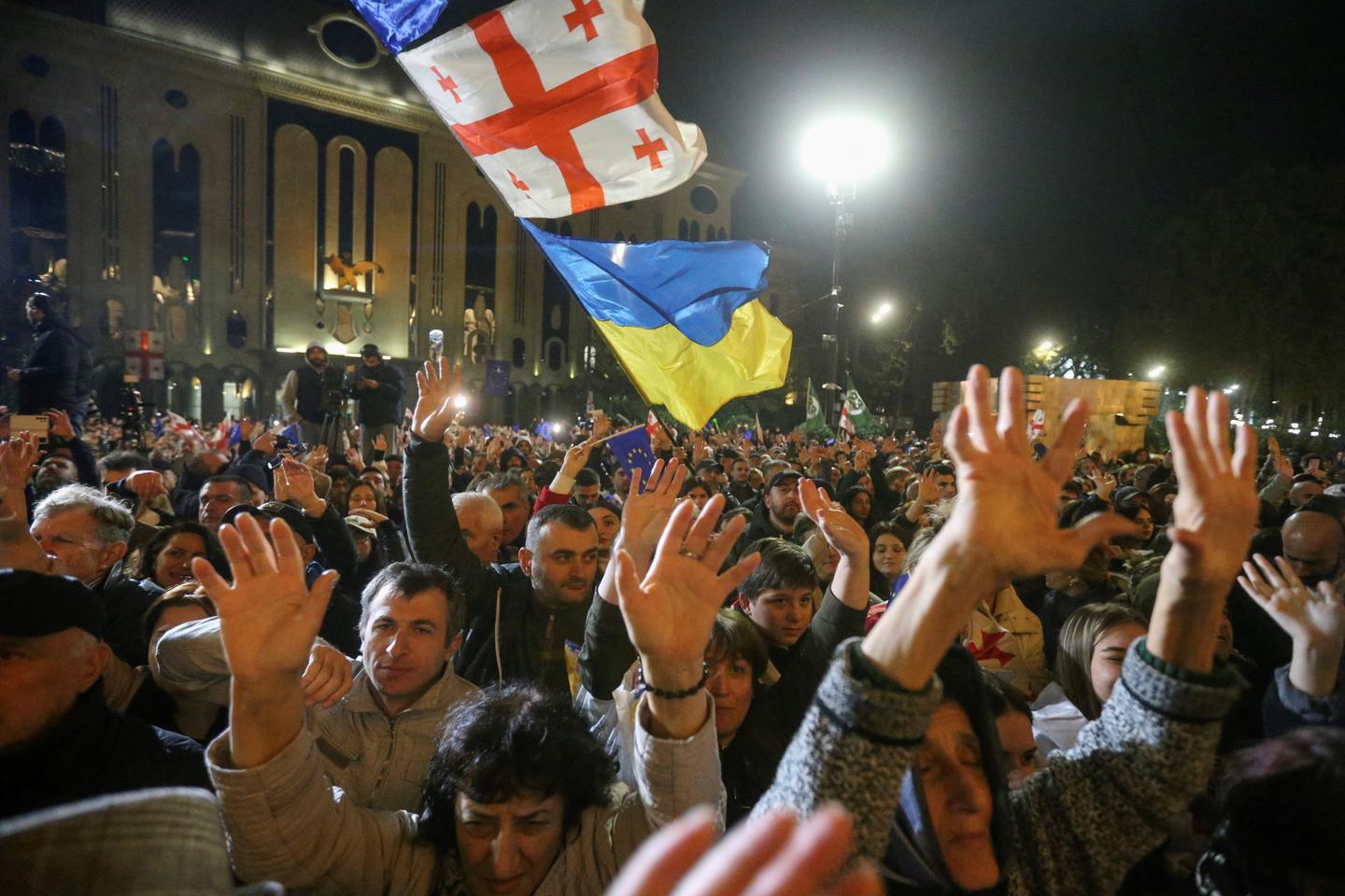 Georgian opposition seeks a strategy after disputed election results
