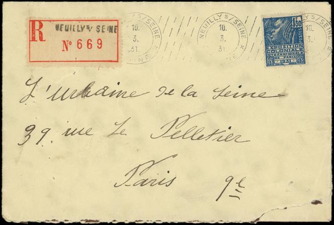 Guerre (timbres de) - Poste Aéronavale Militaire Richelieu N°1** Signé