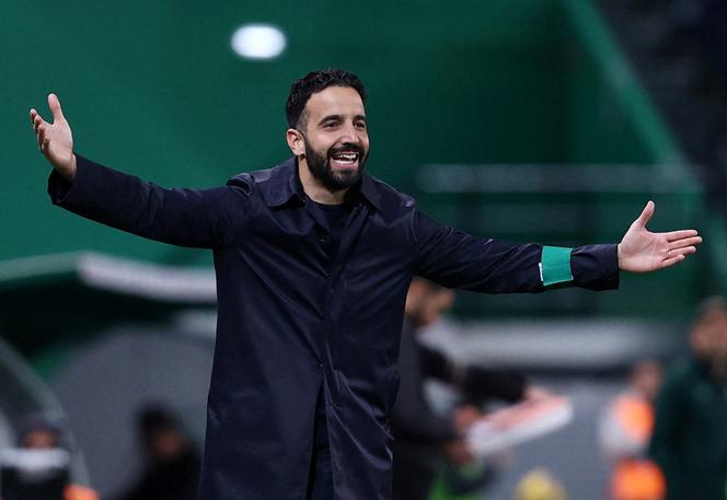 Ruben Amorim, lors du match de championnat entre le Sporting Portugal et Faranese à l’Estadio Jose Alvalade, à Lisbonne, le 3 mars 2024.