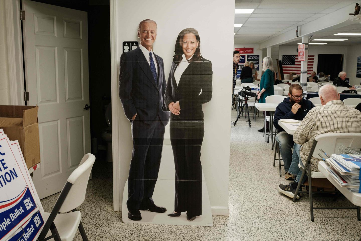 Kamala Harris struggles to emerge from under Joe Biden's cumbersome shadow
