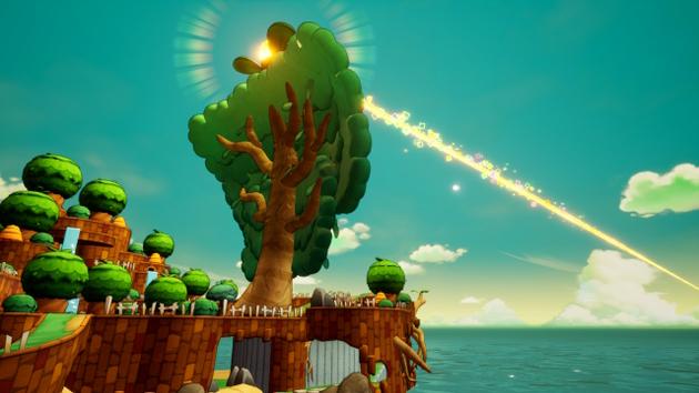 Em “Mario & Luigi: The Brotherhood Epic”, nosso navio é uma ilha e nossa vela grande é uma árvore.