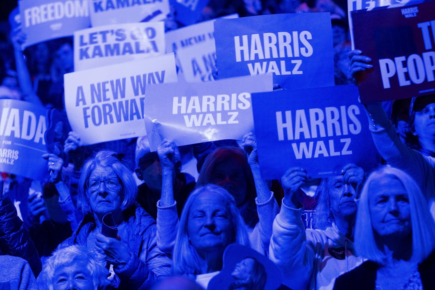 Harris turns her attention to women's rights after Trump's latest 'offensive' protector language