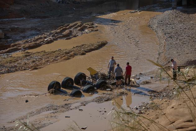 In the Paiporta ravine (Spain), in the municipality of Valencia, on November 2, 2024.