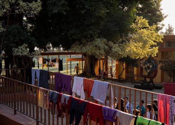 Un centre de l’UNRWA qui accueille des réfugiés palestiniens à Sibline, au Liban, le 29 octobre 2024.