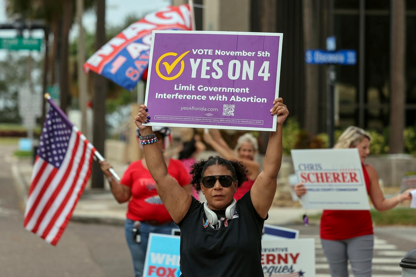 Florida abortion rights ballot measure falls short of 60% requirement, making it first to fail