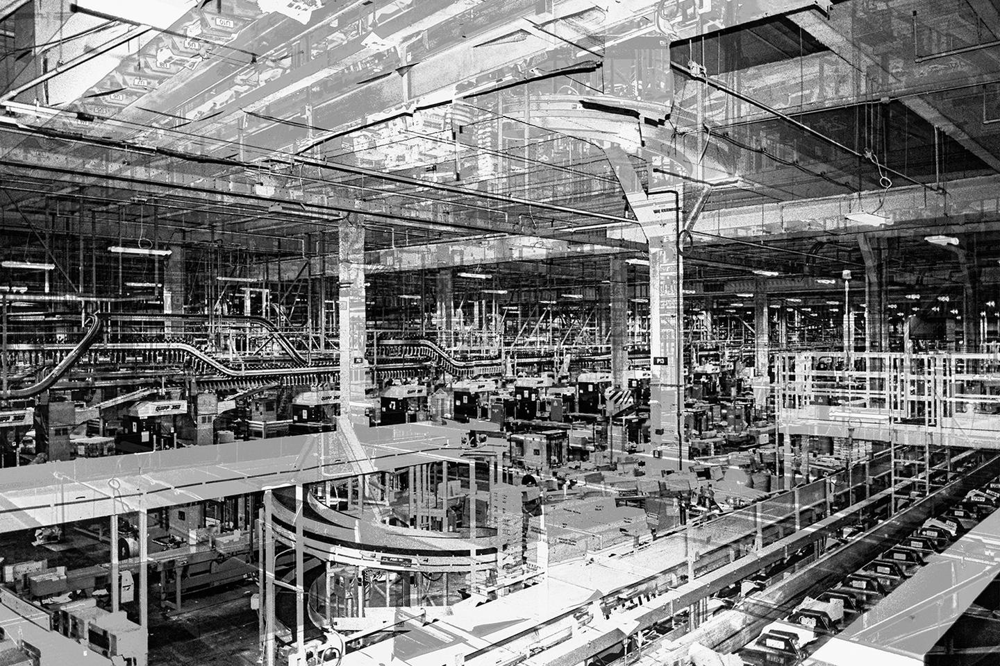 In Queens, the 'New York Times' printing plant, a monster of steel and paper