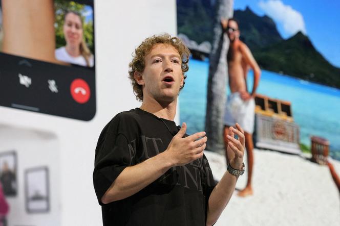 Mark Zuckerberg, o fundador da Meta, em 25 de setembro de 2024 em Menlo Park, Califórnia.
