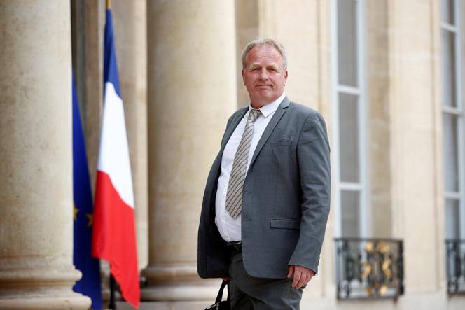 Le président du syndicat CFE-CGC, François Hommeril, à l’Elysée, à Paris, le 4 juin 2020. 