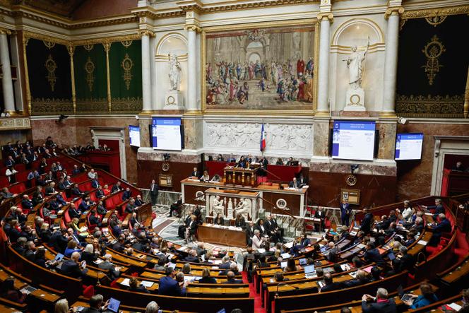 A Assembleia Nacional, em Paris, 12 de novembro de 2024.