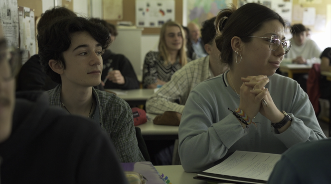 Maël et Coline, dans le documentaire « Génération 2008. Qui seront-ils demain ? », de François Chevré.