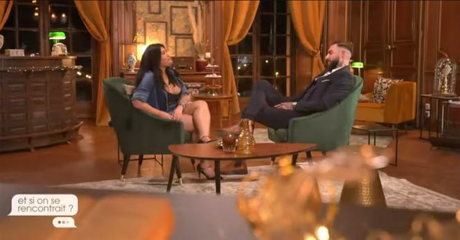 La première rencontre entre Giulia et Pierre dans l’émission « Et si on se rencontrait ? », diffusée le 21 mars 2022, sur M6.
