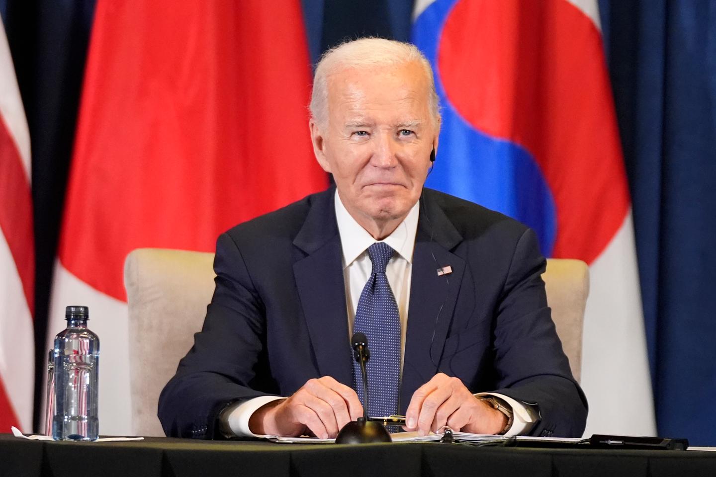 Biden praises cooperation at meeting with South Korean, Japanese leaders amid North Korea worries