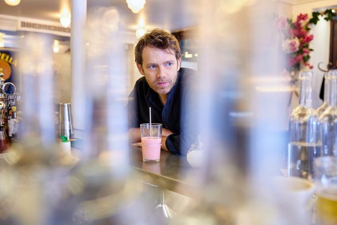 Antoine Reinartz, no Café Ventura, Paris 9, 24 de setembro de 2024.