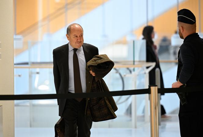 Bernard Squarcini, ex-diretor central de inteligência nacional, no tribunal, em Paris, em 14 de novembro de 2024.