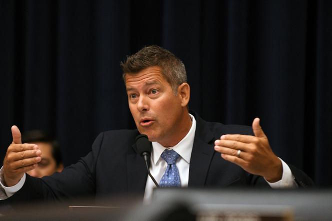 Sean Duffy, então membro (republicano, Wisconsin) da Câmara dos Representantes, em Washington, 18 de julho de 2018. 